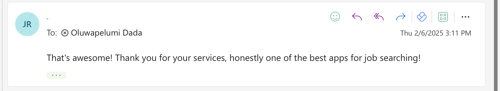 User Feedback
