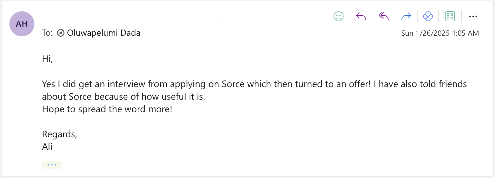 User Feedback